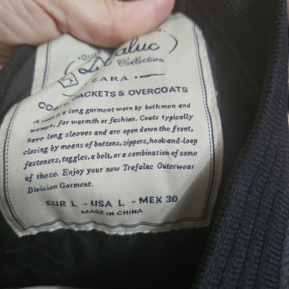 Zara Quilted Embroidered Bomber Jacket - Picture 4 of 4